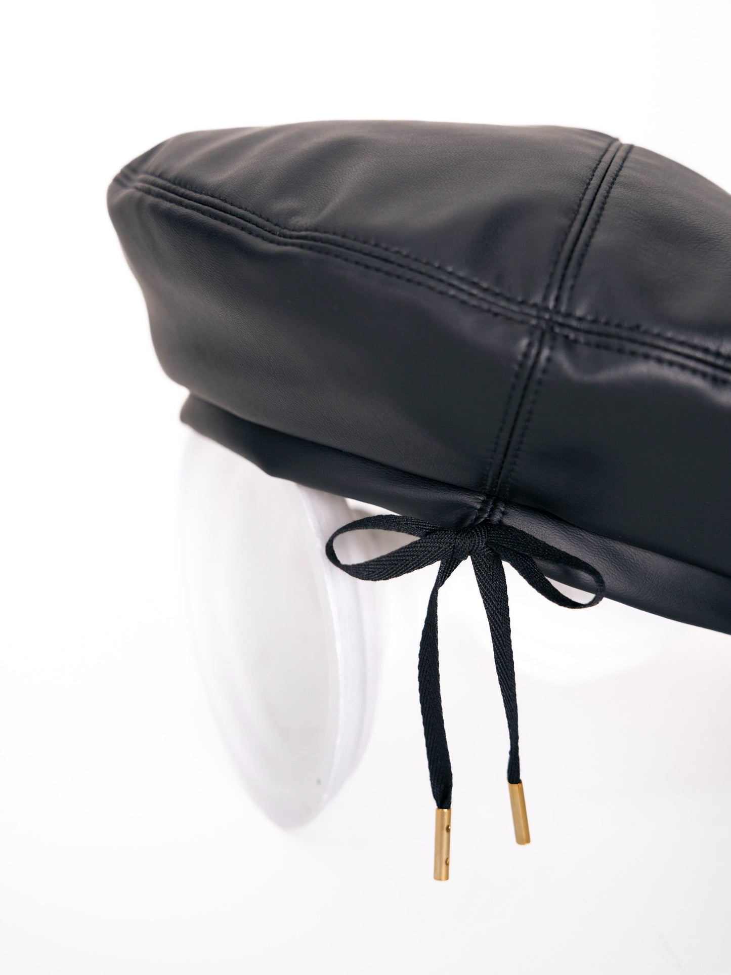 Fake Leather Beret